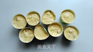 奶油蓝莓核桃马芬的做法步骤:10