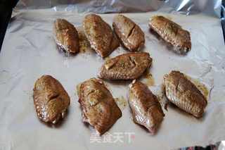 孜然翅中的做法步骤:5