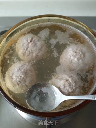 四喜丸子蒸碗的做法步骤:6