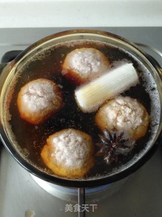四喜丸子蒸碗的做法步骤:7