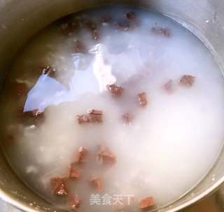 #粥#猪肺韭菜胡萝卜粥的做法步骤:6