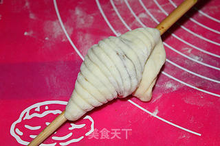 红糖麻酱小海螺花卷的做法步骤:12