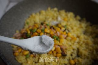 海鲜炒饭的做法步骤:11