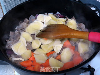 美味下饭菜【牛肉咖喱锅】的做法步骤:12