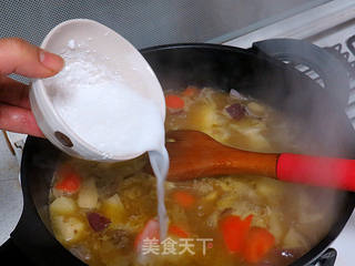 美味下饭菜【牛肉咖喱锅】的做法步骤:15