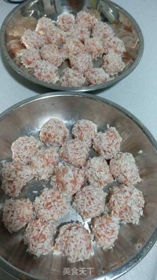 珍珠肉丸的做法步骤:5
