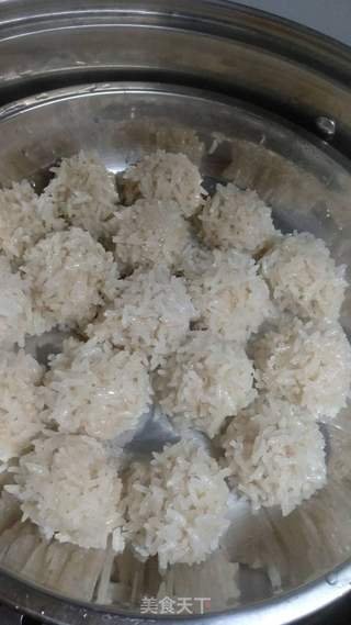 珍珠肉丸的做法步骤:6
