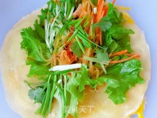 鸡蛋土豆丝卷饼的做法步骤:17