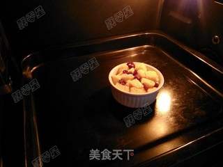 蔓越莓面包布丁的做法步骤:8