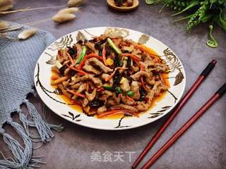 #年味儿#川版鱼香肉丝的做法步骤:19