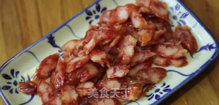 潮音潮人:腊肠炒四季豆的做法步骤:3