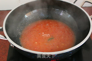 番茄鸡蛋面的做法步骤:5