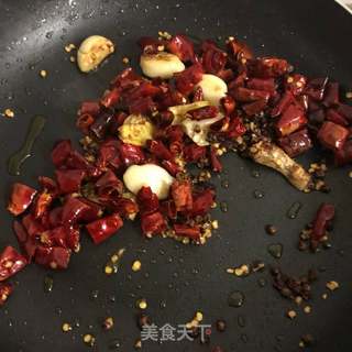 干锅田鸡的做法步骤:8