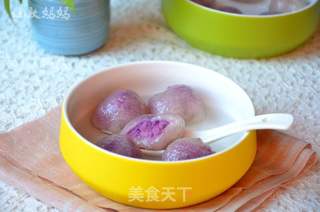 水晶紫薯汤圆的做法步骤:11