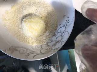 香炸芝士饭团的做法步骤：5