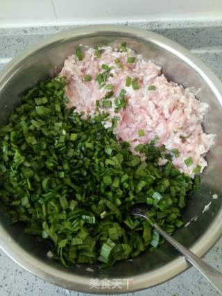 韭菜鲜肉饺子的做法步骤:5