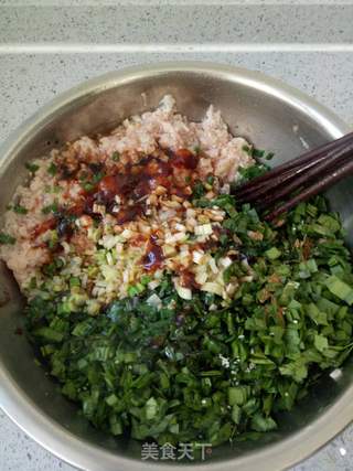 韭菜鲜肉饺子的做法步骤:6