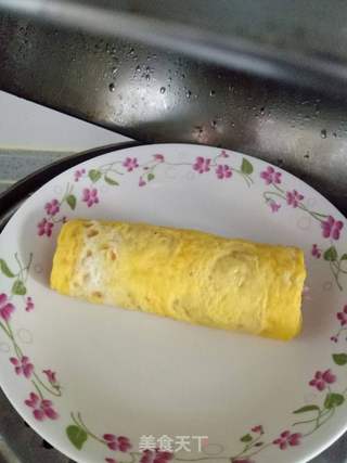 蛋皮肉卷的做法步骤:14