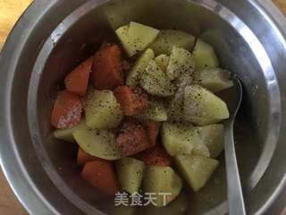 土耳其风味杂蔬烤鸡腿的做法步骤:7