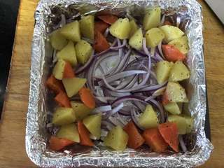 土耳其风味杂蔬烤鸡腿的做法步骤:9