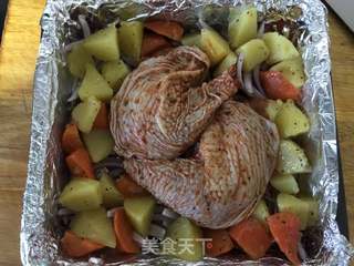 土耳其风味杂蔬烤鸡腿的做法步骤:10