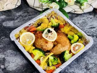 土耳其风味杂蔬烤鸡腿的做法步骤:12
