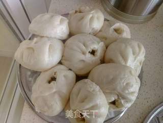 梅干菜猪肉包的做法步骤:11