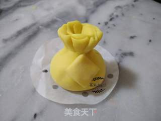 福袋豆沙包的做法步骤:13