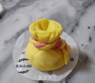 福袋豆沙包的做法步骤:18