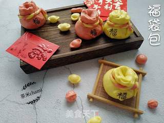 福袋豆沙包的做法步骤:19