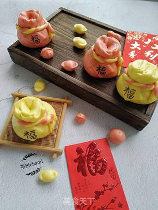 福袋豆沙包的做法步骤:20