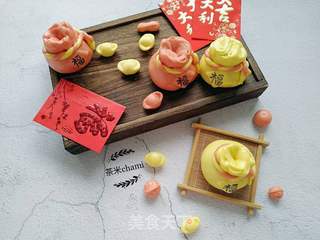 福袋豆沙包的做法步骤:25