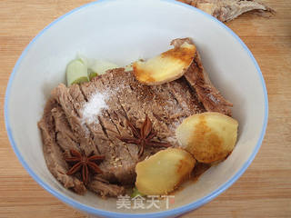 扒牛肉条的做法步骤:6