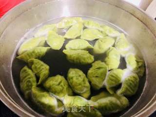 妈妈的味道~翡翠饺子的做法步骤:17