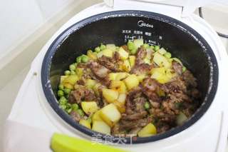 腊肠土豆焖饭的做法步骤:10
