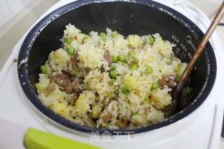 腊肠土豆焖饭的做法步骤:11
