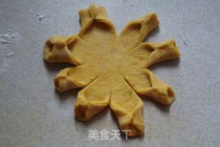 红豆沙花包的做法步骤:11