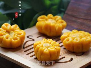红豆沙花包的做法步骤:16