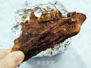 媲美饭店的孜然椒盐烤扇排(骨)的做法步骤:8