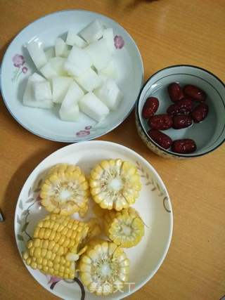 排骨玉米冬瓜汤的做法步骤:4