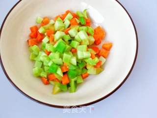 蚝油五花肉炒饭的做法步骤:3
