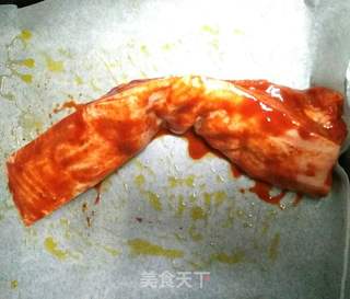 蜜汁烤五花肉的做法步骤:3
