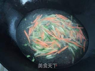 五彩素烩汤的做法步骤:9