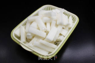 酸辣萝卜条的做法步骤:3