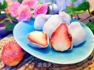 白胖子草莓大福的做法步骤:10