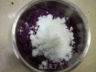 紫薯馅的做法步骤:4