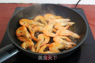 茄汁焖大虾的做法步骤:4