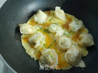 三鲜馄饨煎蛋的做法步骤:13