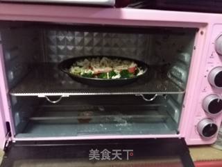 香菇酱披萨的做法步骤:12
