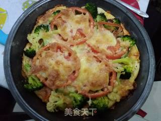 香菇酱披萨的做法步骤:13